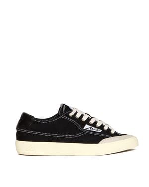 Autry Windscape Low Canvas Suede Sneakers - Black