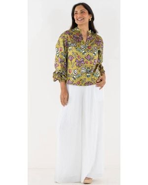 Emily Mccarthy Lolli Blouson Sleeves Top - Black