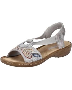 Rieker Regina Casual Sandals - Black