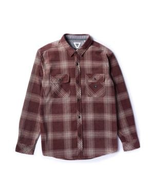 Vissla Eco-Friendly Polar Flannel Shirt - Red