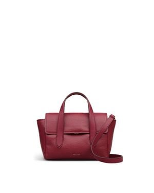 Radley Mayfair Lane Flapover Satchel Bag - Purple