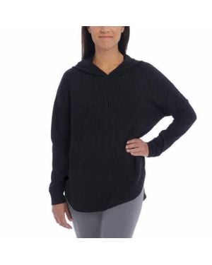 Chaser Brand Thermal Pullover Hoodie - Black