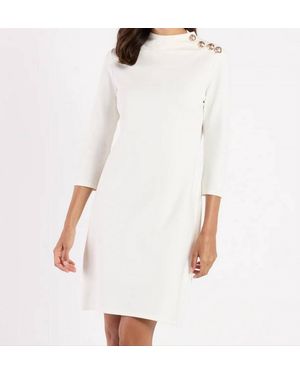 Jude Connally Gertie Ponte Dress - White