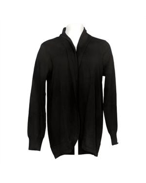 Ella Moss Long Sleeve Cozy Cardigan - Black