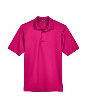 Devon & Jones Crownlux Performance Plaited Polo - Pink