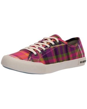 Seavees Monterey Sneaker Punch Madras W067A21Cmd - Purple