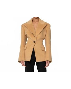 Ronny Kobo Calla Short Coat - Black
