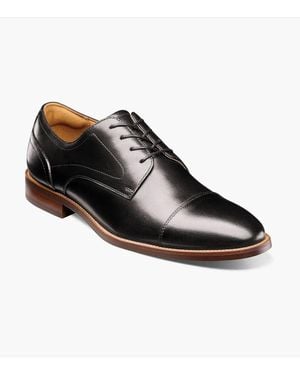 Florsheim Rucci 13384-001 Oxford Cap Toe Dress Shoes Zogg2164 - Black