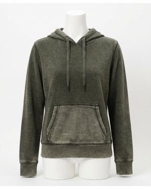 Z Supply Faded Wash Hoodie - Green