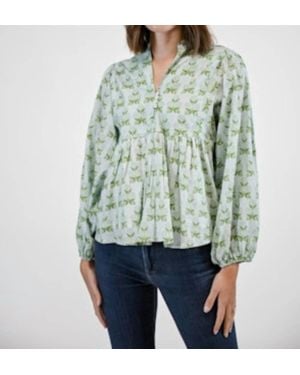 Victoria Dunn Bluffton Blouse - Green