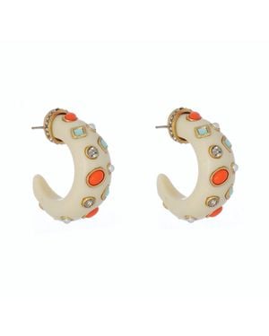 Nádia Gimenes Wild Bone Hoops - Metallic