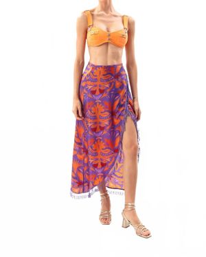Movom Sarong Skirt - Red