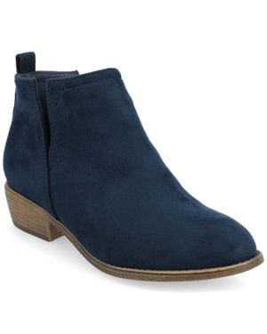 Journee Collection Apos;S Rimi Medium And Wide Width Booties - Blue