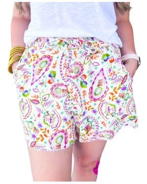 Another Love Aspen Raw Hem Short - Pink