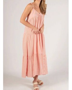 Before You Collection Georgiana Striped Maxi Dress - Pink
