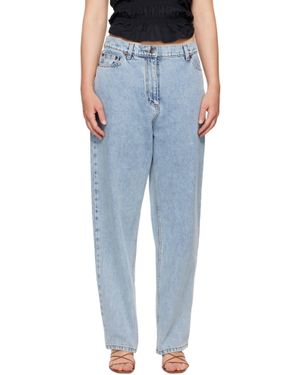 Magda Butrym Loose-Leg Jeans - Blue
