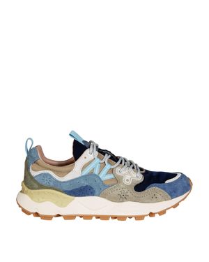 Flower Mountain Yamano 3 Pig Nubuck Sneakers - Blue