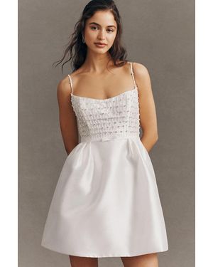 Watters Cora Rhinestone Mini Dress - Multicolor