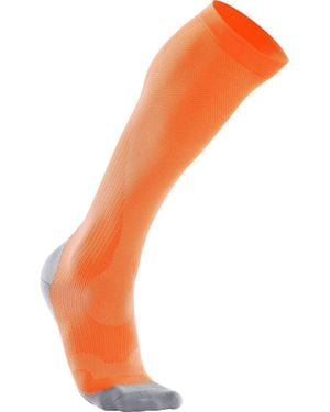 2XU Compression Performance Run Sock - Orange
