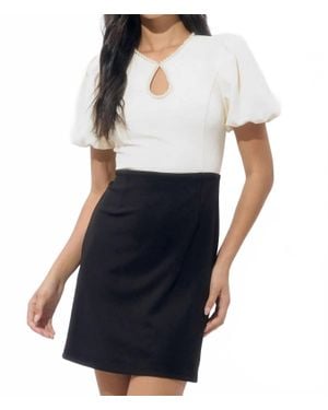 Adelyn Rae Eris Colorblock Mini Dress - Blue