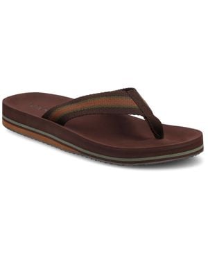 Vance Co. Vance Fontana Comfort Flip-Flop Sandal - Brown