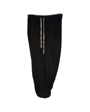 Rick Owens Drkshdw Drawstring Pillar Midi Skirt - Black