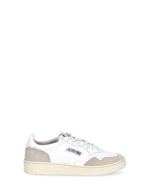 Autry Medalist Low Leather Sneakers - White