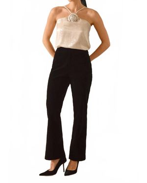 Greylin Milton Velvet Pant - Black