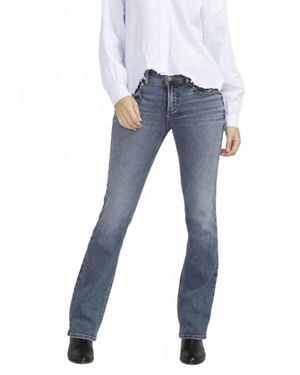 Silver Jeans Co. Suki Slim Boot Cut Jeans - Blue