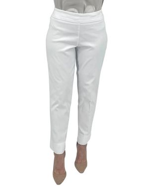 Estelle and Finn Double Slit Ankle Pant - Gray