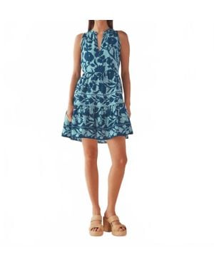 Omika Elsie Mini Dress - Blue