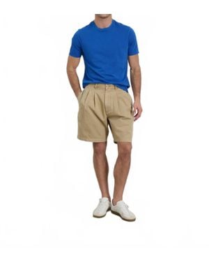 Alex Mill Standard Pleated Short - Blue
