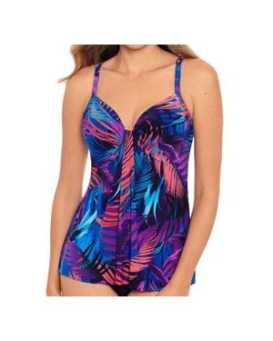 Miraclesuit Marina Underwire Tankini Top - Blue