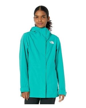 Greenline Gear The North Face City Breeze Rain Jacket Porcelain Sm - Blue