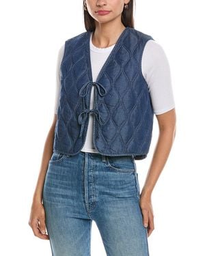 Nanette Lepore Scroll Pattern Vest - Blue