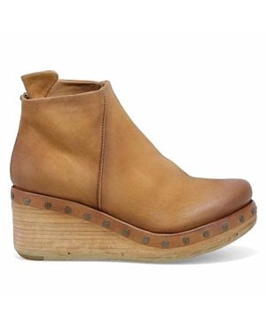 A.s.98 Savina Wedge Bootie - Brown