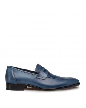Mezlan Newport Dress Loafer - Blue