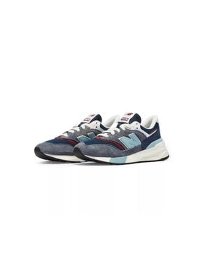 New Balance 997R Sneakers Suede Lace Up Lifestyle Shoes Htat1638 - Blue
