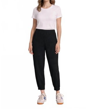 Sympli Half Cuff Jogger Pant - Black