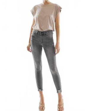 Kancan Gemma High Skinny Ankle Jean - Gray