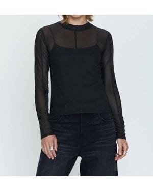 Pistola Gwen Mesh Top - Black