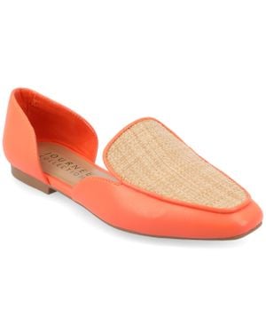 Journee Collection Collection Tru Comfort Foam Kennza Flats - Orange