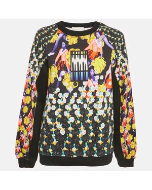 Peter Pilotto Ruc Printed Cotton Sweater - Black