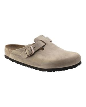 Birkenstock Boston Soft Footbed Clog - Gray