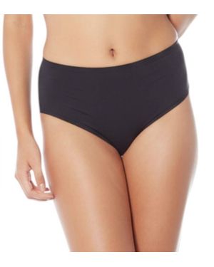 RHONDA SHEAR Ahh High Cut Brief Panty - Black