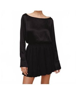 Bella Dahl Soft Bubble Mini Skirt - Black