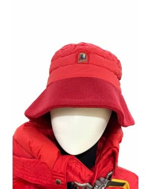 Parajumpers Puffer Bucket Hat - Red