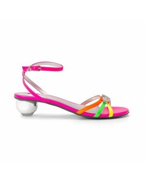 Fundae Semifreddos Recycled Leather Sandal - Pink