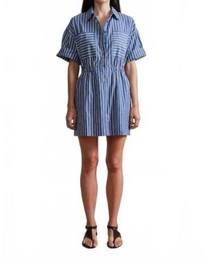 Apiece Apart Palmera Mini Dress - Blue