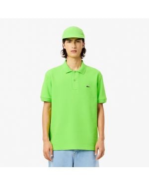 Lacoste Classic Fit Short Sleeve Pique Polo - Green